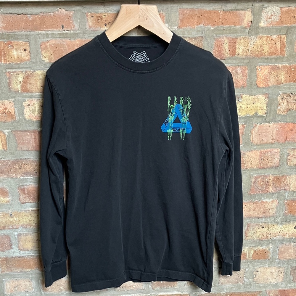 Palace Pair of Hippys Long-Sleeve black long-sleeved shirt